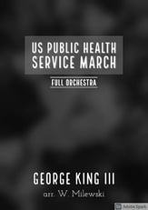 U.S. Public Health Service March Orchestra sheet music cover